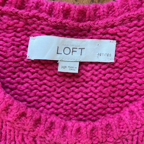 Loft Medium Petite striped sweater - Picture 2 of 3